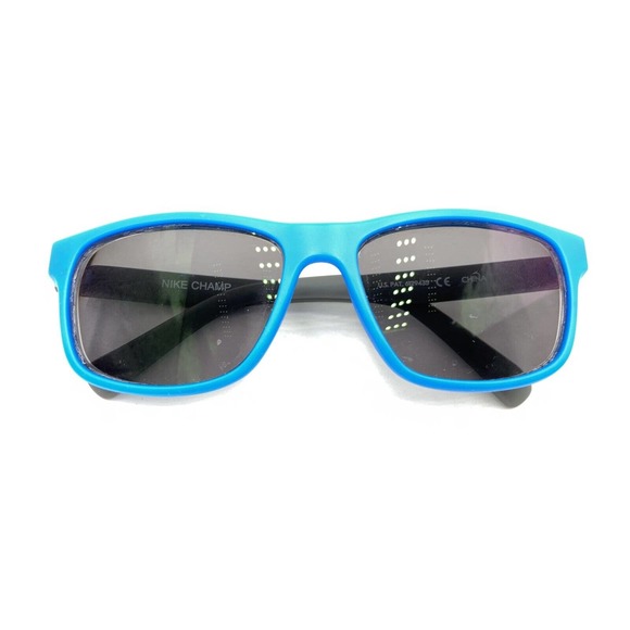 Nike Champ EV 0815 405 Blue Gray Square Sunglasses Frames Kids Youth Designer - Picture 12 of 12
